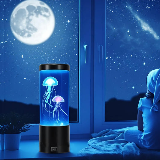 Jellyfish Lava Lamp Aquarium 7Colors LED