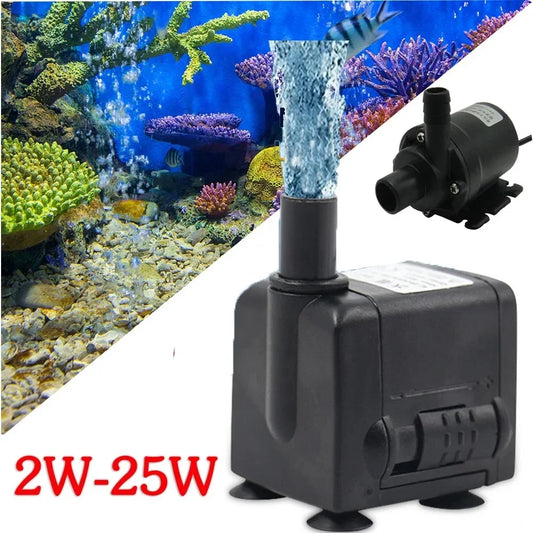 3W/4W/5W/6W Ultra-Quiet Submersible Aquarium Water Pump