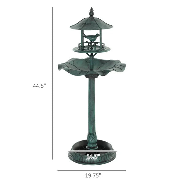 Tall Bird Bath,  Feeding & Watering Supplies