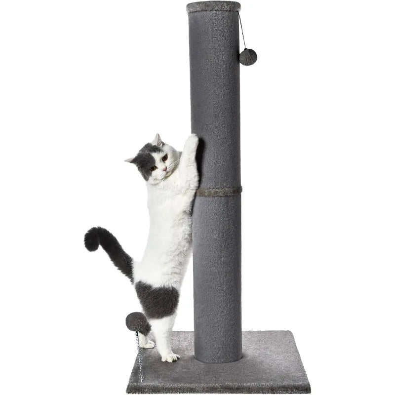Cat Scratching Post With Replacable Toys and Sturdy Base.
